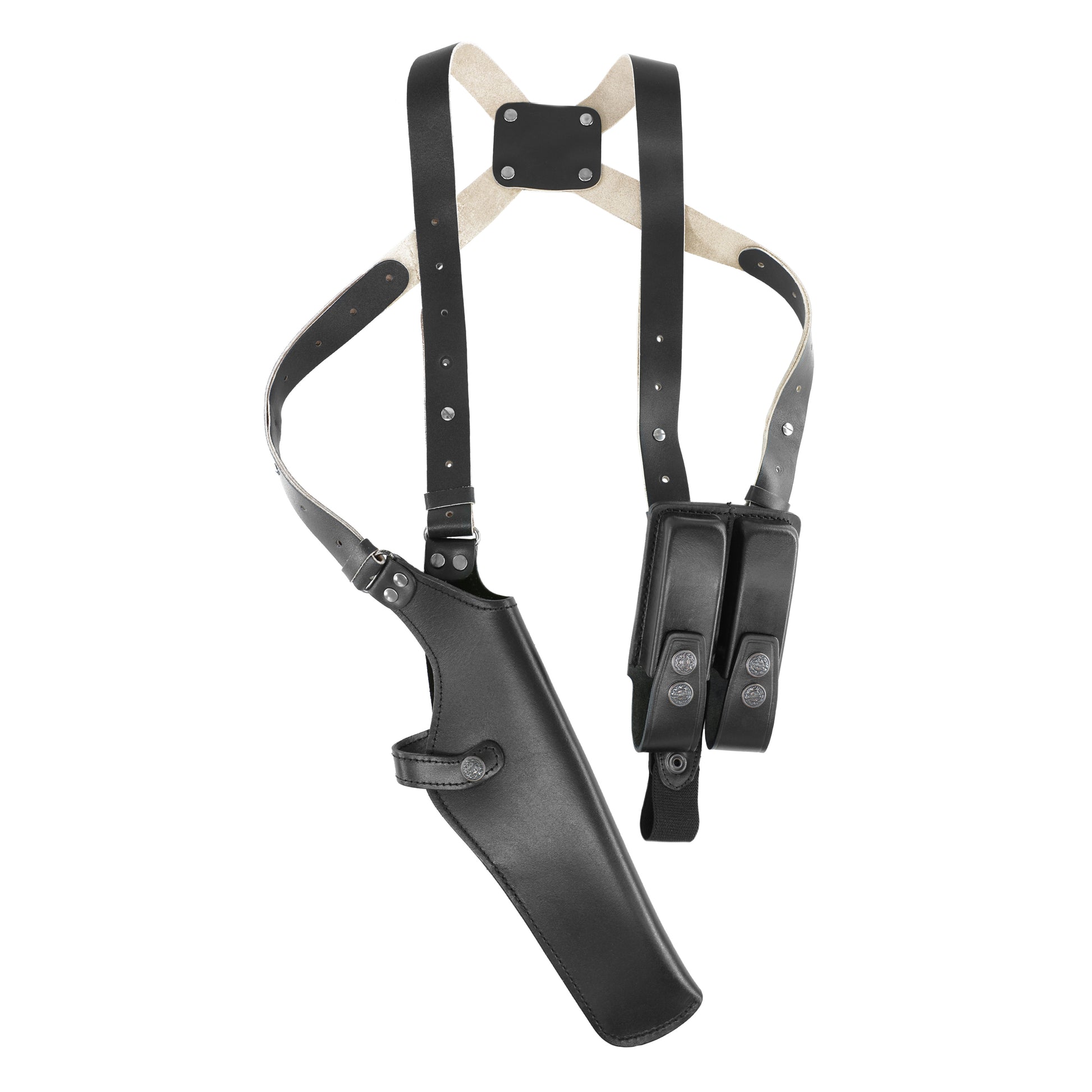 Shoulder Holster Leather concealed carry gun holster 9mm pistol glock 19 17 43 1911 owb adjustable belt pancake holsters black brown taurus g2c g3c thumb break open men women western sig sauer smith Wesson Ruger Springfield right hand 1791