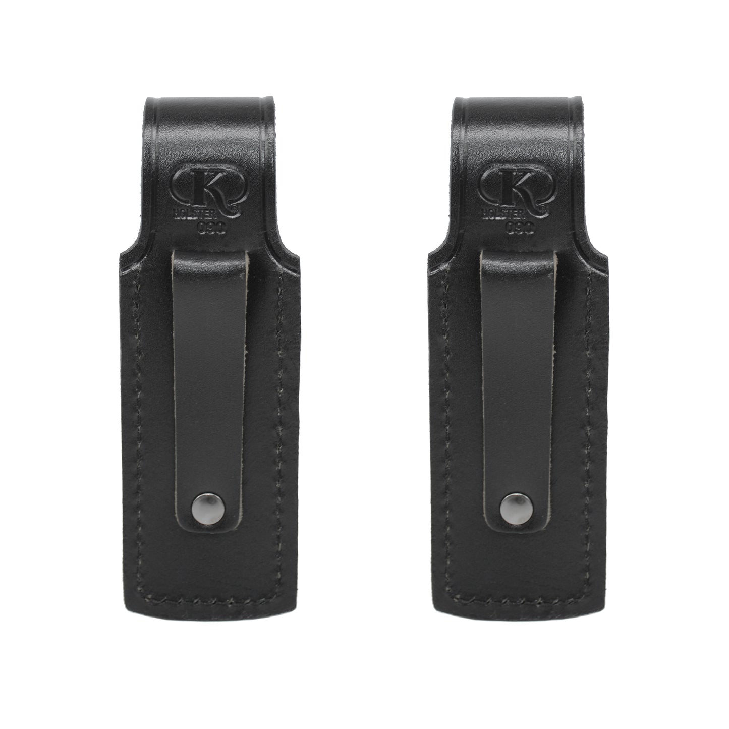 Holster ALS2090 Two Single Leather Magazine Pouches for Glock 17 19 22 23 Handmade!