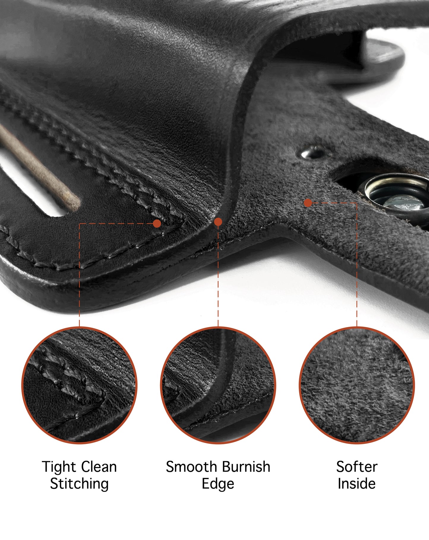 ALIS30538 2 Slot Pancake Leather Holster Thumb Break RH & Double Speedloader Case Fits 357 Magnum with 4" Handmade!