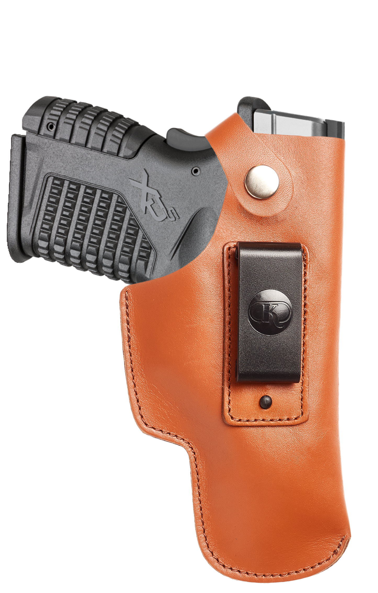 Springfield Armory XD IWB Leather Holster with Belt Clip (KM197)