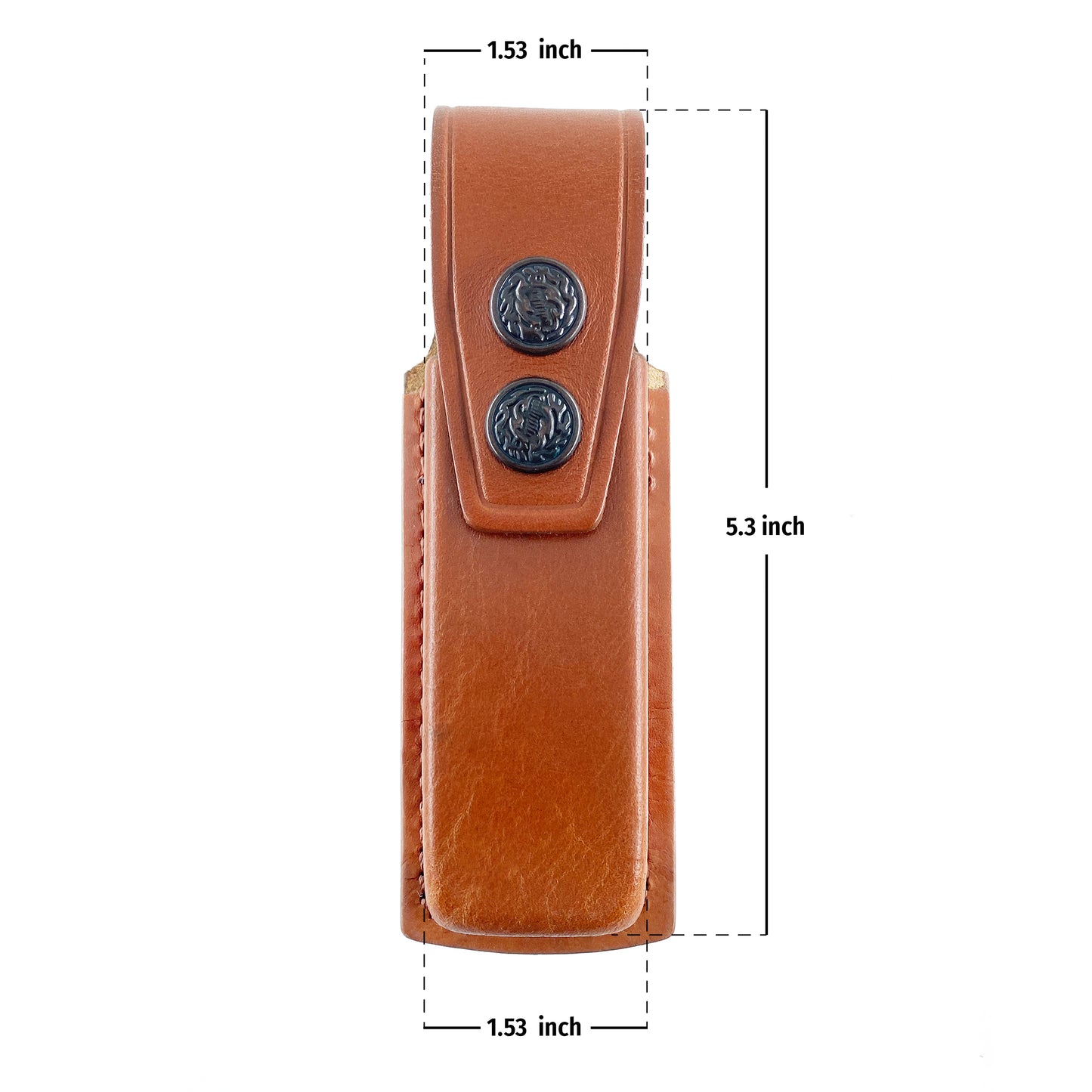 Holster KM001 Handmade Leather Single Magazine Pouch/Carrier/Case with Belt Clip for Colt 1911