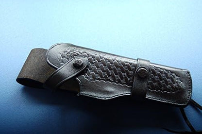 ALIS402 Belt with Leg Ties Leather Holster Retention Strap Fits Colt Ruger Springfield Taurus Remington 1911 RH Handmade!