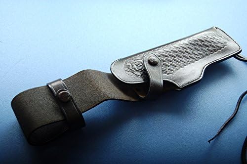 ALIS402 Belt with Leg Ties Leather Holster Retention Strap Fits Colt Ruger Springfield Taurus Remington 1911 RH Handmade!