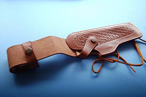 ALIS402 Belt with Leg Ties Leather Holster Retention Strap Fits Colt Ruger Springfield Taurus Remington 1911 RH Handmade!