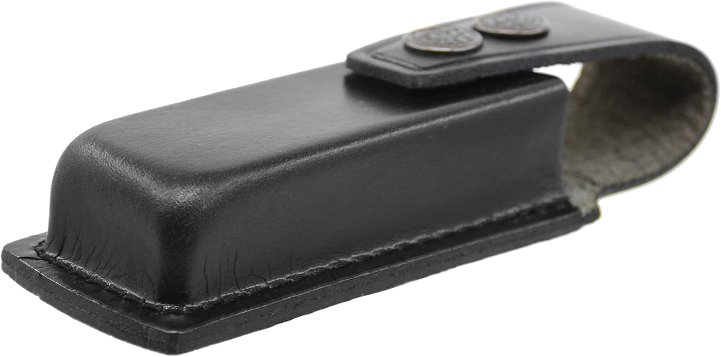 Leather Single Magazine Pouch/Carrier/Case for 7.65 mm Pistol, Genuine Leather Magazine Pouch Handmade (ALS010)