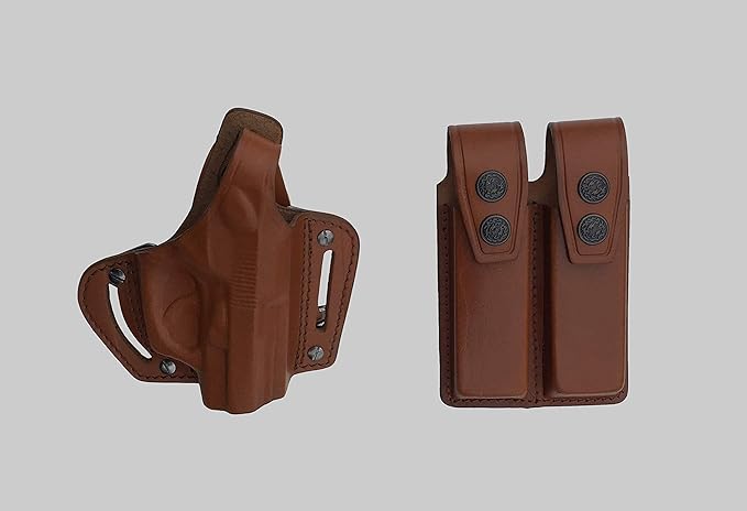 KHS302 Shoulder & Belt Holster Open-end with Double Mag Pouch RH Beretta 84F (2in1)