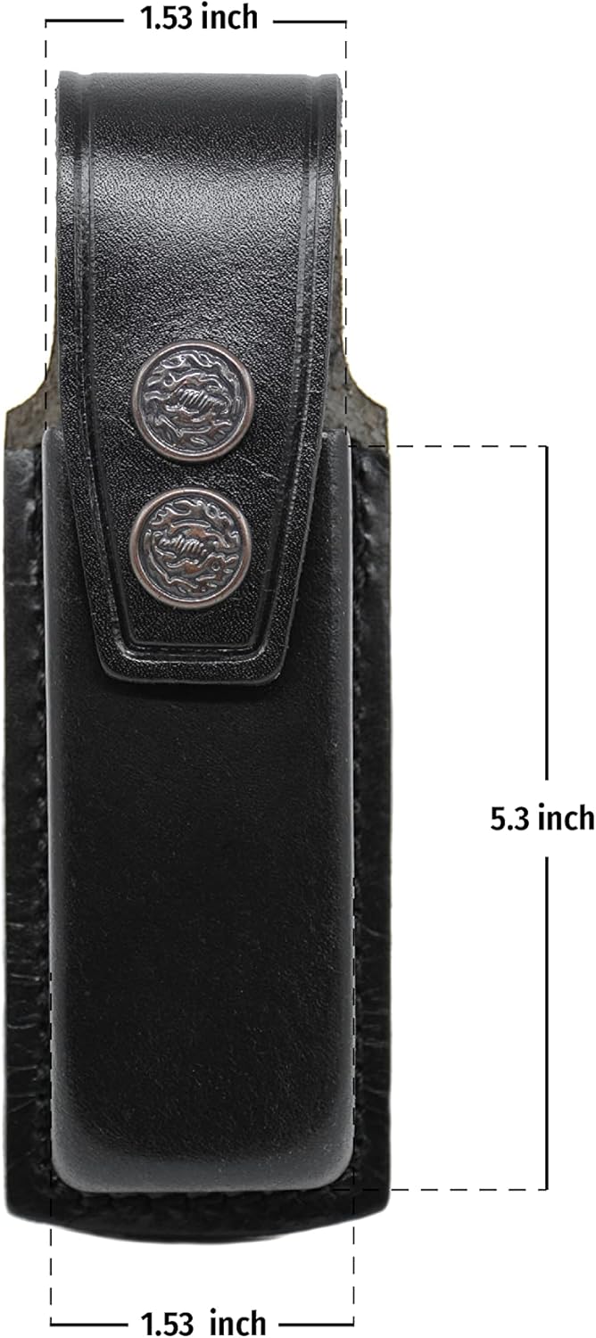 Leather Single Magazine Pouch/Carrier/Case for 7.65 mm Pistol, Genuine Leather Magazine Pouch Handmade (ALS010)
