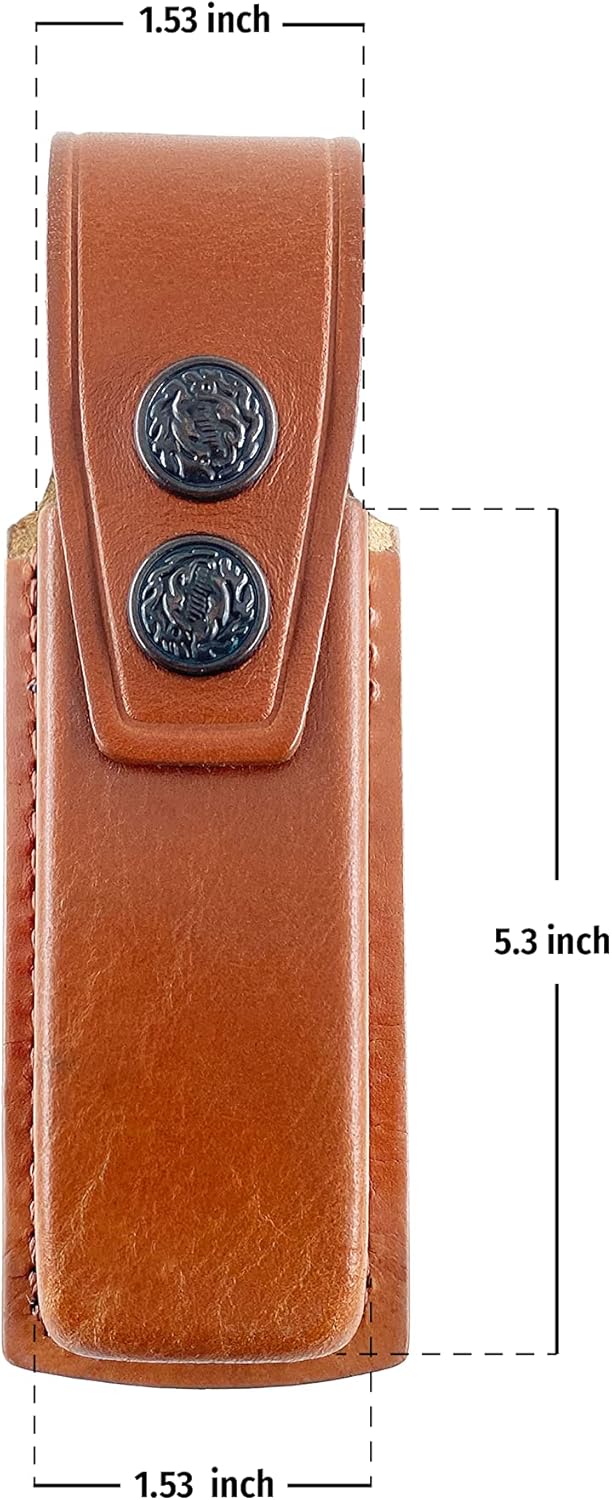 Leather Single Magazine Pouch/Carrier/Case for 7.65 mm Pistol, Genuine Leather Magazine Pouch Handmade (ALS010)
