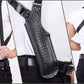 Basketweave Leather Vertical Shoulder Holster & Double Speedloader Case 357 Magnum & Similar Revolvers 4" Handmade!