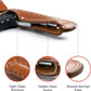 Basketweave Leather Vertical Shoulder Holster & Double Speedloader Case 357 Magnum & Similar Revolvers 4" Handmade!