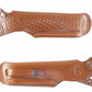Basketweave Leather Vertical Shoulder Holster & Double Speedloader Case 357 Magnum & Similar Revolvers 4" Handmade!