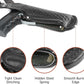 Basketweave Leather Vertical Shoulder Holster & Double Speedloader Case 357 Magnum & Similar Revolvers 4" Handmade!