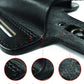 357 Magnum Holster, 2 Slot Pancake OWB Leather Gun Holster Thumb Break Handmade!