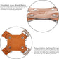 Vertical Shoulder Holster for Beretta 92 92F 96 B803 | Taurus 92&99, Basketweave Leather Shoulder Holster with Double Magazine Pouch Left Handed Handmade! (#L40006-92)