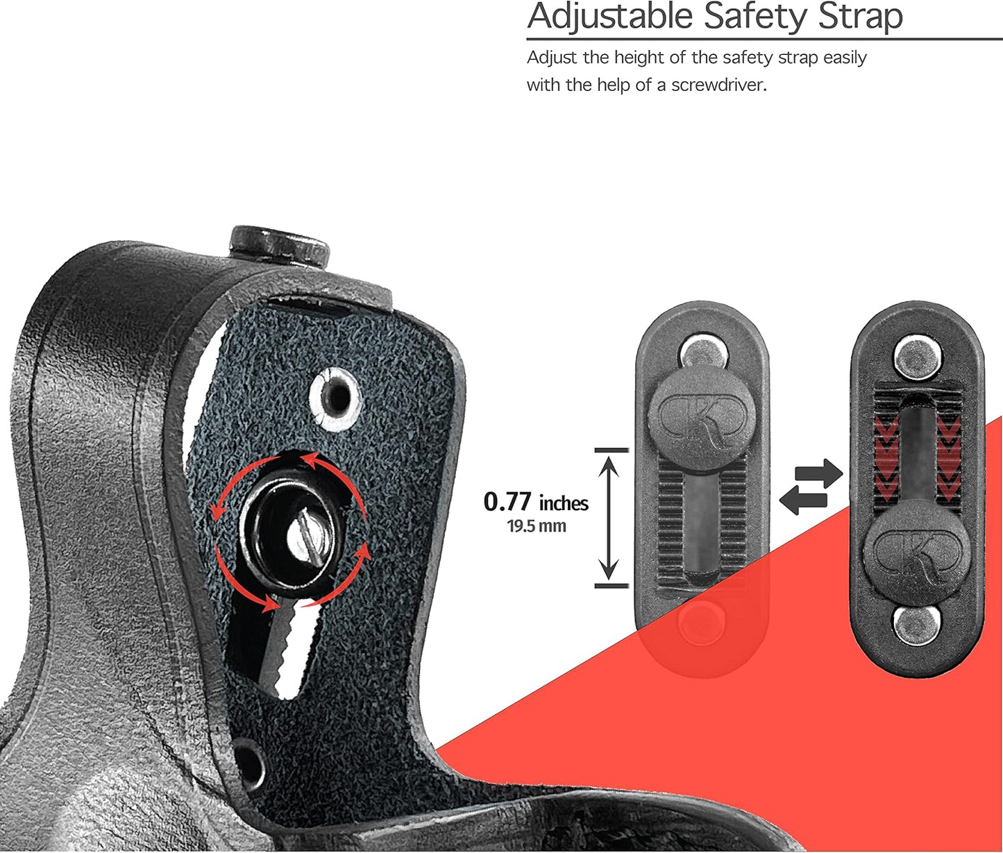 357 Magnum Holster, 2 Slot Pancake OWB Leather Gun Holster Thumb Break Handmade!