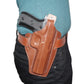 KHS343 Horizontal Shoulder & Belt Holster with Double Magazine Pouch RH Fits Colt Ruger Springfield Taurus 1911 Handmade! Free Extension for Big Body Size!