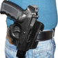 CZ 75 Leather Holster Pancake OWB Thumb Break Open-end Leather Gun Holster 2 Slot Handmade Brown Geunine Leather Holster!