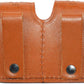 Basketweave Leather Vertical Shoulder Holster & Double Speedloader Case 357 Magnum & Similar Revolvers 4" Handmade!