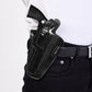357 Magnum Holster, 2 Slot Pancake OWB Leather Gun Holster Thumb Break Handmade!