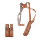 Koltster Basketweave Shoulder Holster for Beretta Taurus & Double Mag Pouch RH