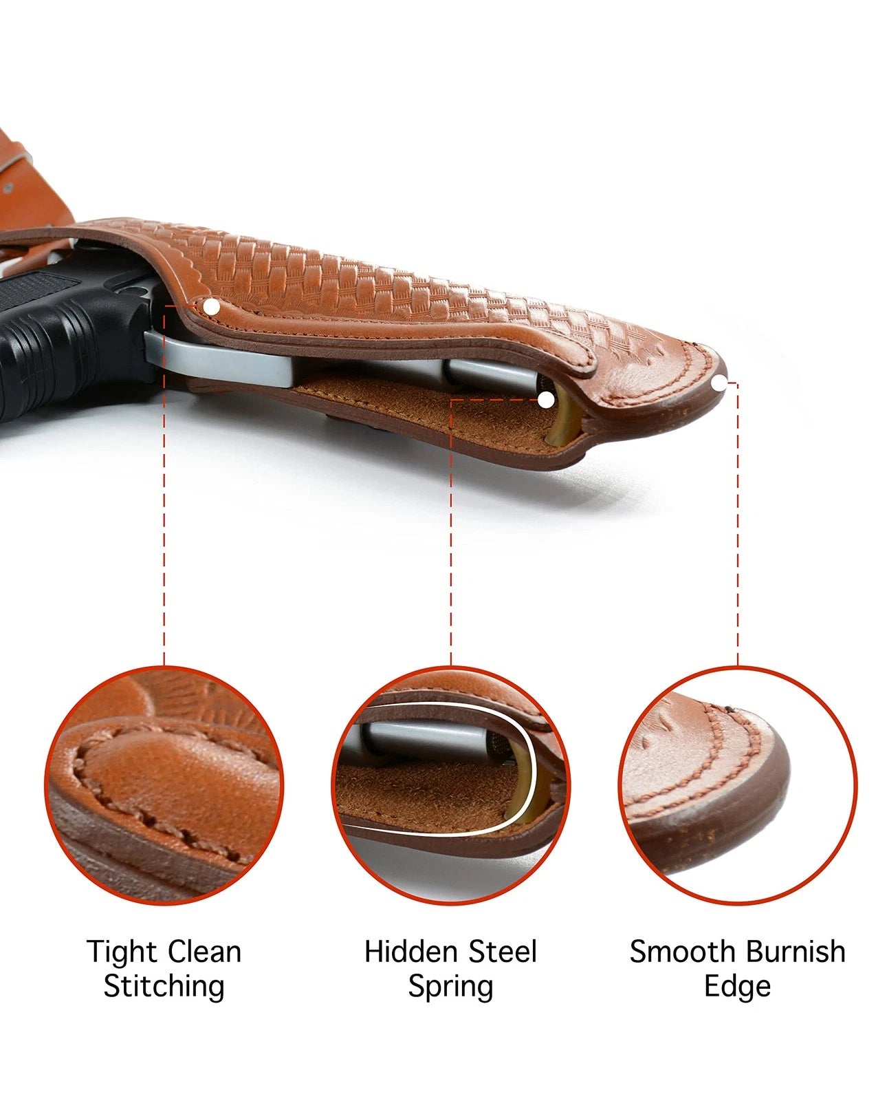 Koltster Basketweave Shoulder Holster for Beretta Taurus & Double Mag Pouch RH