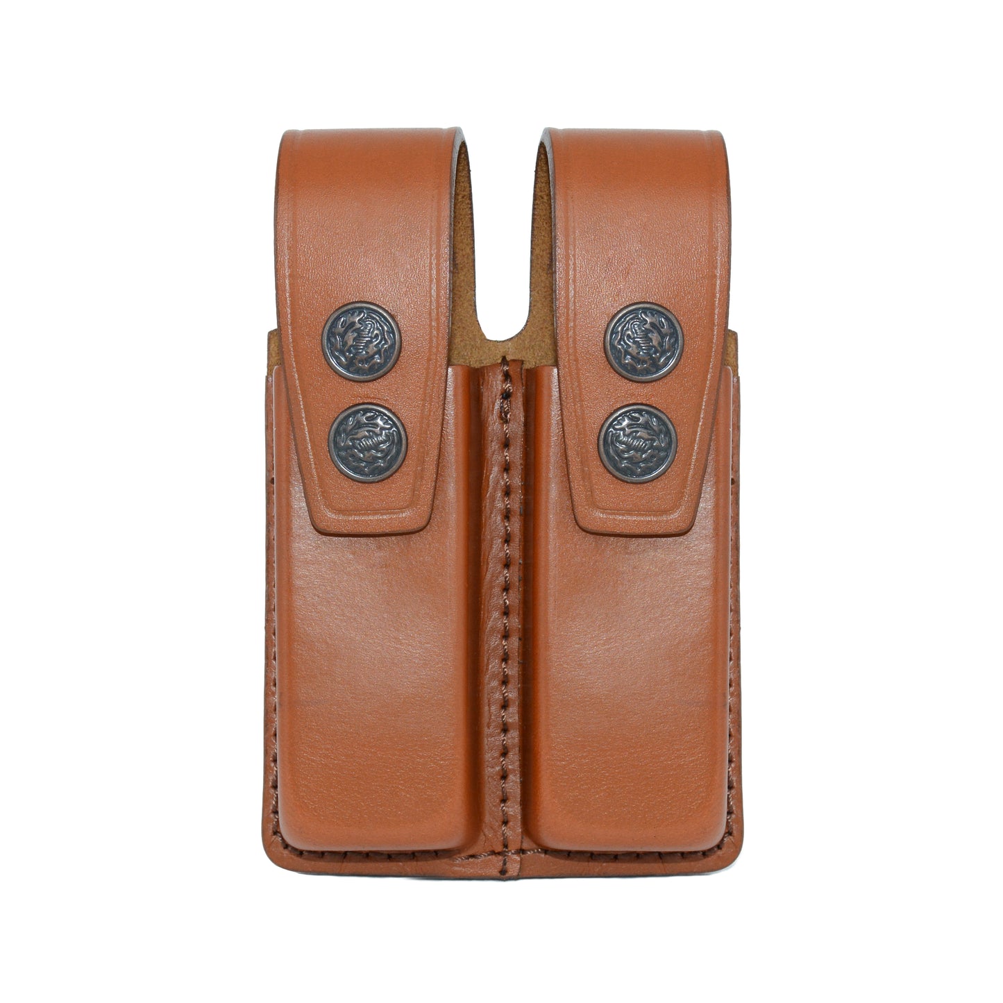 Double Magazine Pouch/Carrier/case for Beretta, Taurus, CZ 75, Leather Handmade! (ALIS006)