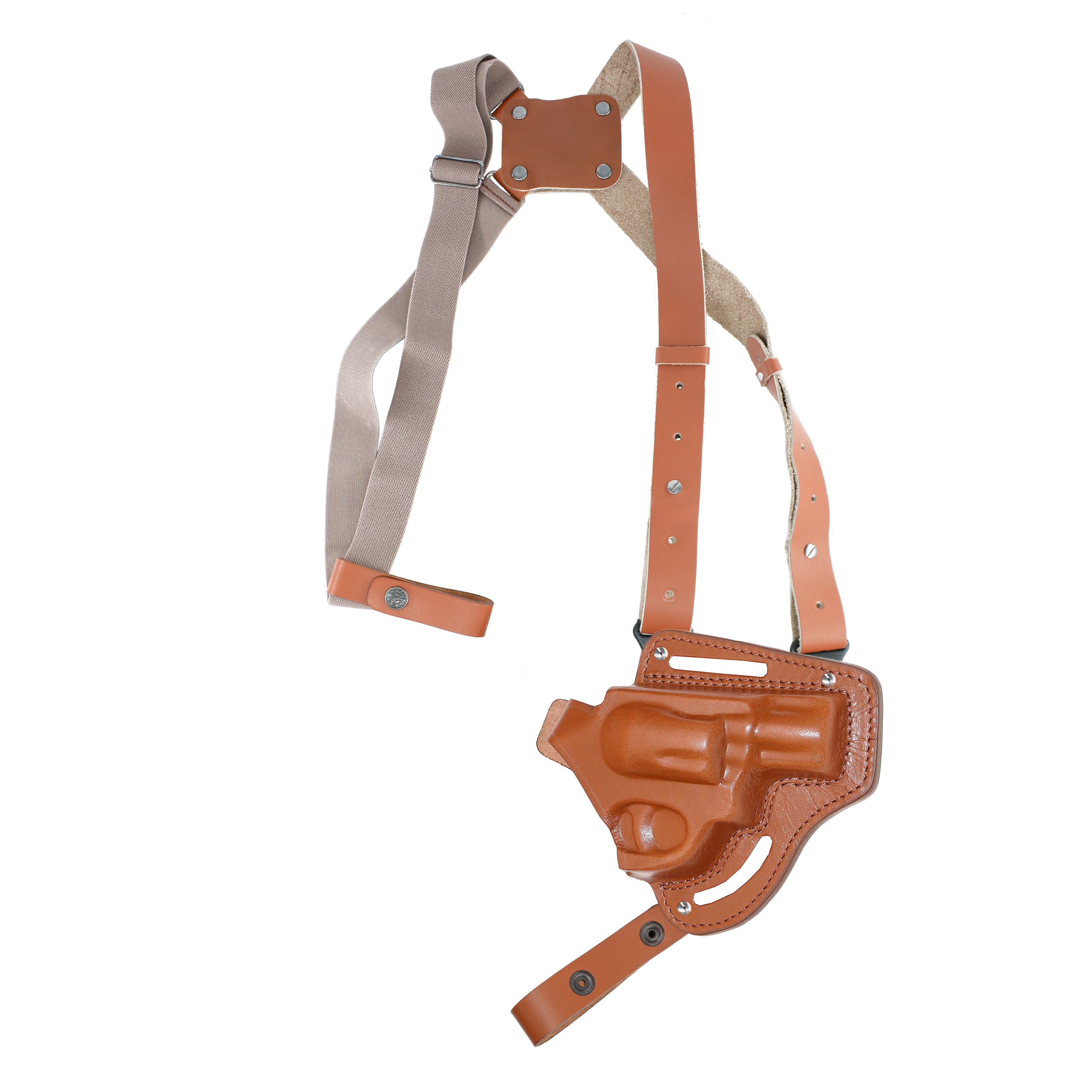 KHS335 Horizontal Shoulder & Belt Holster RH Fits Smith&Wesson J- Fram ...