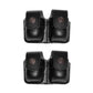 ALS3838 Two Double Speedloader Pouch for for 357 Magnum 6 & 7 Shots, 44 Magnum 5 Shot, S&W .38 Special 6 Shot speedloaders Genuine Leather Handmade!