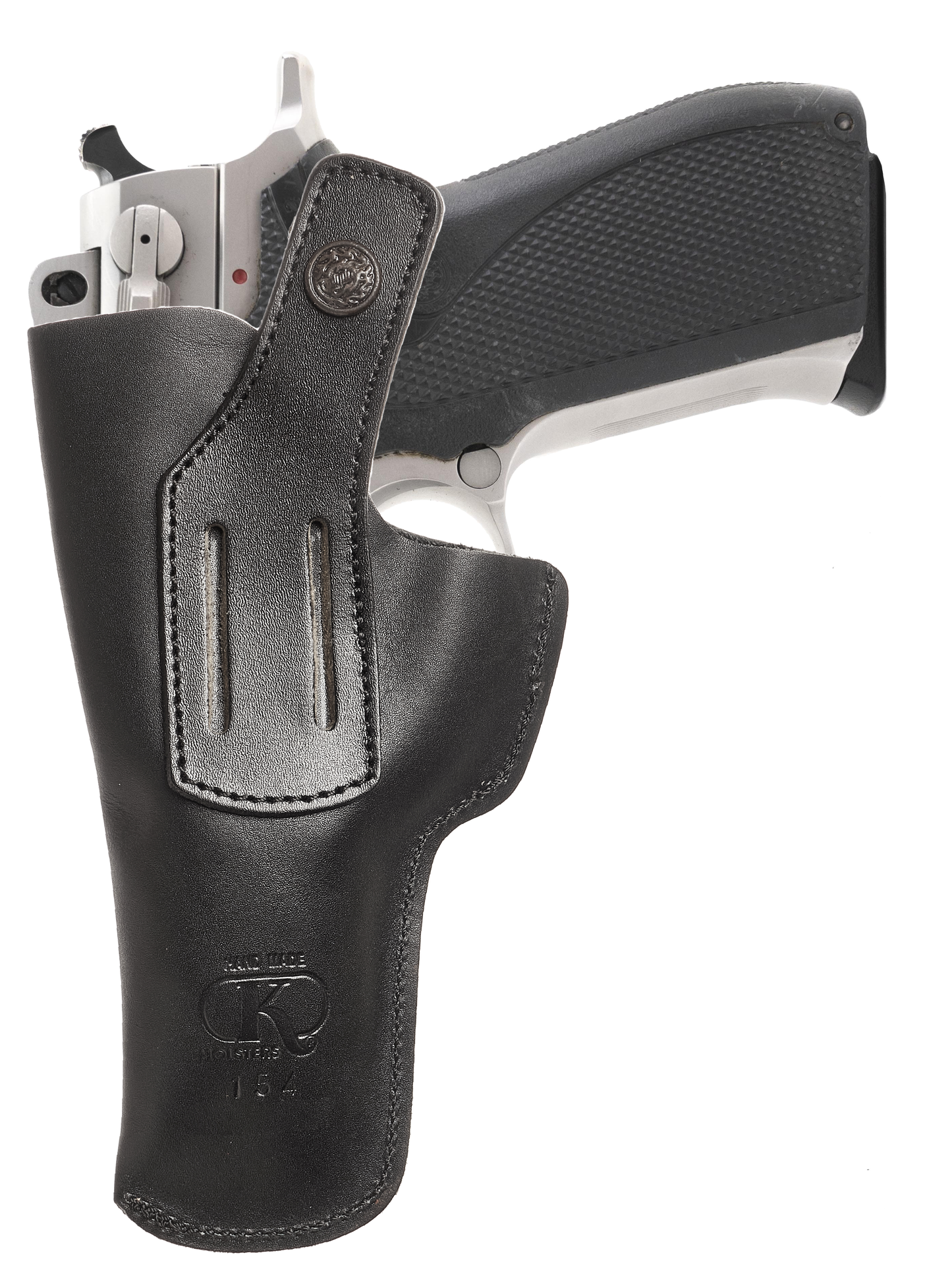 Smith&Wesson 5906 IWB Leather Holster with Belt Clip (K154)