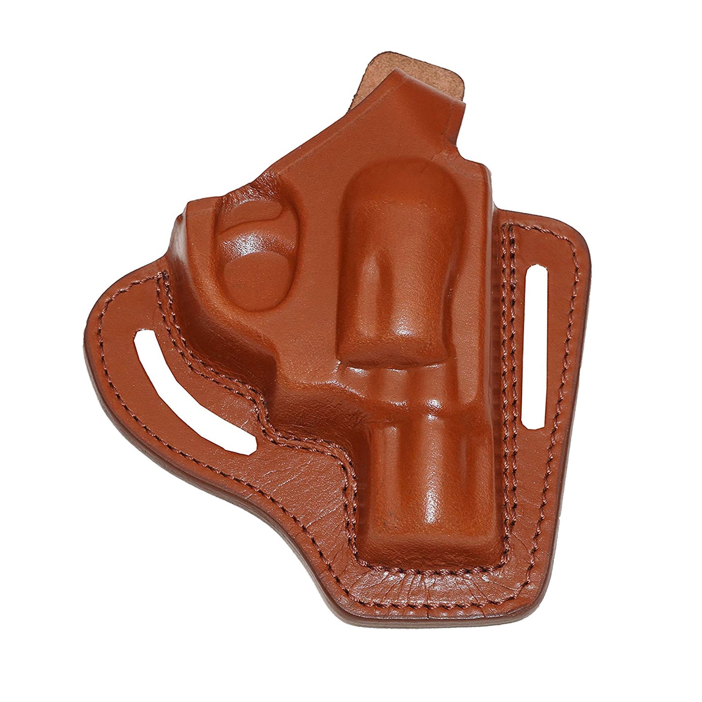 Leather revolver Holster OWB Pancake 22 38 gun holsters outside carry adjustable belt black brown J Frame Smith & Wesson Ruger LCR Taurus 905 handgun thumb break open men women western 3 Inch barrel caliber 357 magnum concealed carry right hand