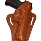 Pancake Leather Holster Thumb Break Fits Beretta 92 92F 96 B803, Taurus 92&99, RH 2 Slot Handmade (ALIS303)