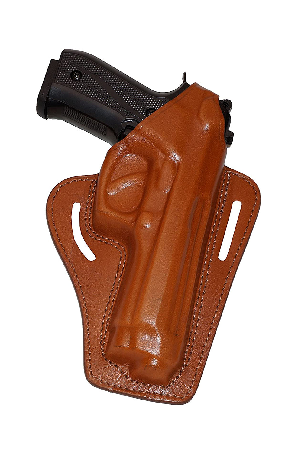 Pancake Leather Holster Thumb Break Fits Beretta 92 92F 96 B803, Taurus 92&99, RH 2 Slot Handmade (ALIS303)