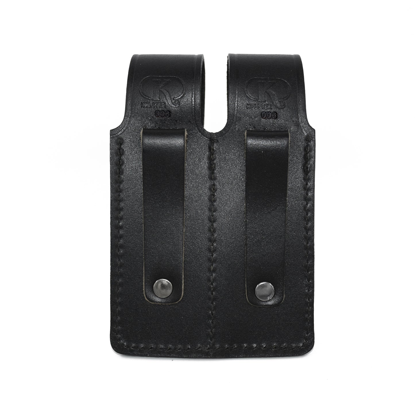 Double Magazine Pouch/Carrier/case for Beretta, Taurus, CZ 75, Leather Handmade! (ALIS006)