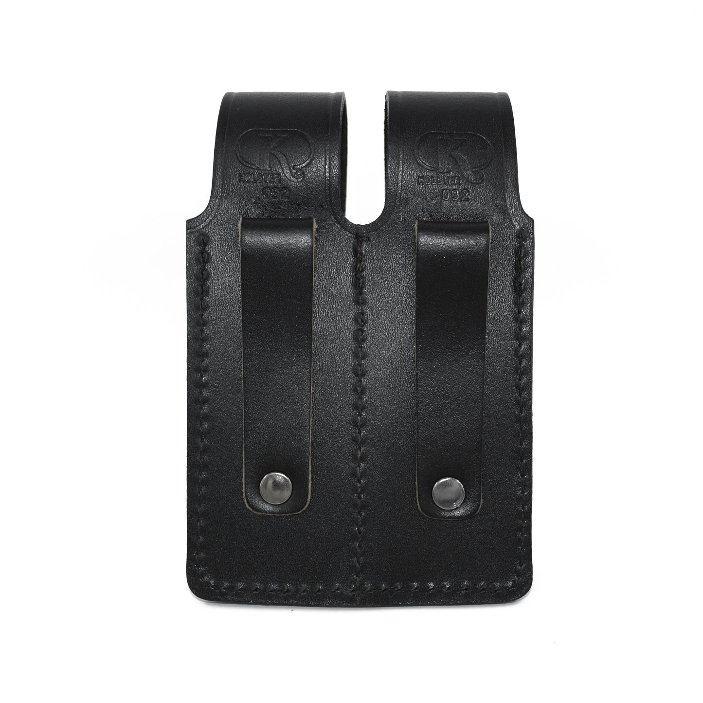 Holster K092 Leather Double Magazine Pouch/Carrier/case for Glock 17 19 22 23 Handmade!