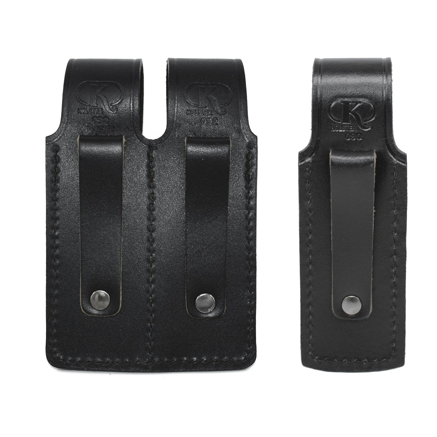 Holster ALIS9092 Leather Single & Double Magazine Pouch for Glock 17 19 22 23 Handmade!