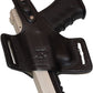 Pancake Leather Holster Fits Glock 17 19 22 23 26 27, Two Slot Hand-Molded Open-end RH Handmade! (ALIS532)