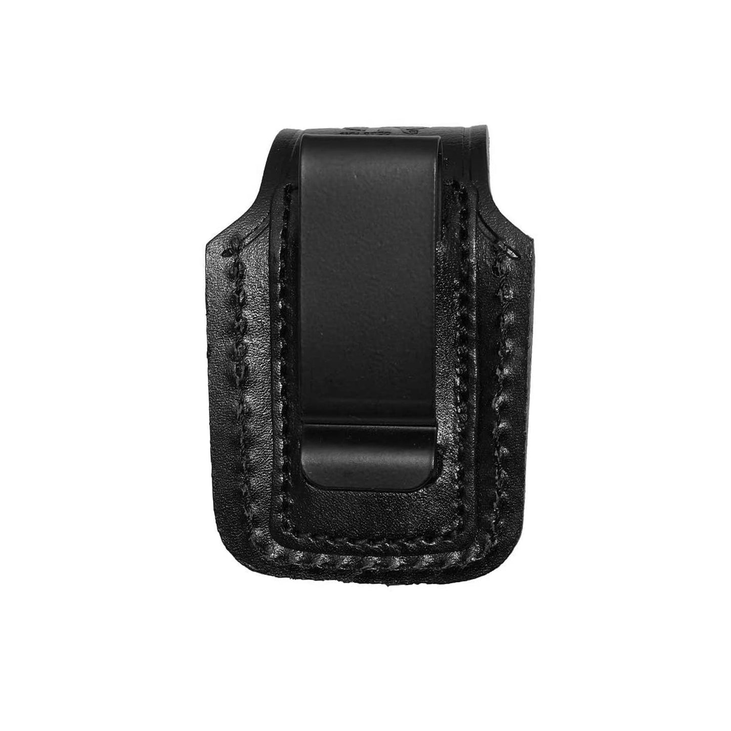 ALISM037 Handmade Leather Single Speed Loader Carrier/case/Pouch with Belt Clip for 357 Magnum 6 & 7 Shots, 44 Magnum 5 Shot, S&W .38 Special