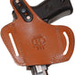 ALIS302 2 Slot Pancake Leather Holster Thumb Break Open-end RH Fits Beretta 84F Handmade!