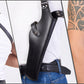 ALS454 Vertical Shoulder Holster Fits 357 Magnum 6’’ & Similar Revolvers RH Handmade! Free Extension for Big Body Size!