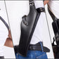 K456 Vertical Shoulder Holster with Double Mag Pouch Fits Glock 17 Glock 19 Glock 22 Glock 23 Free Extension for Big Body Size!