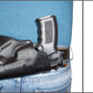 Small of Back Leather, Concealment Holster Fits Glock 17 22 30 Genuine Leather Handmade (ALIS467)