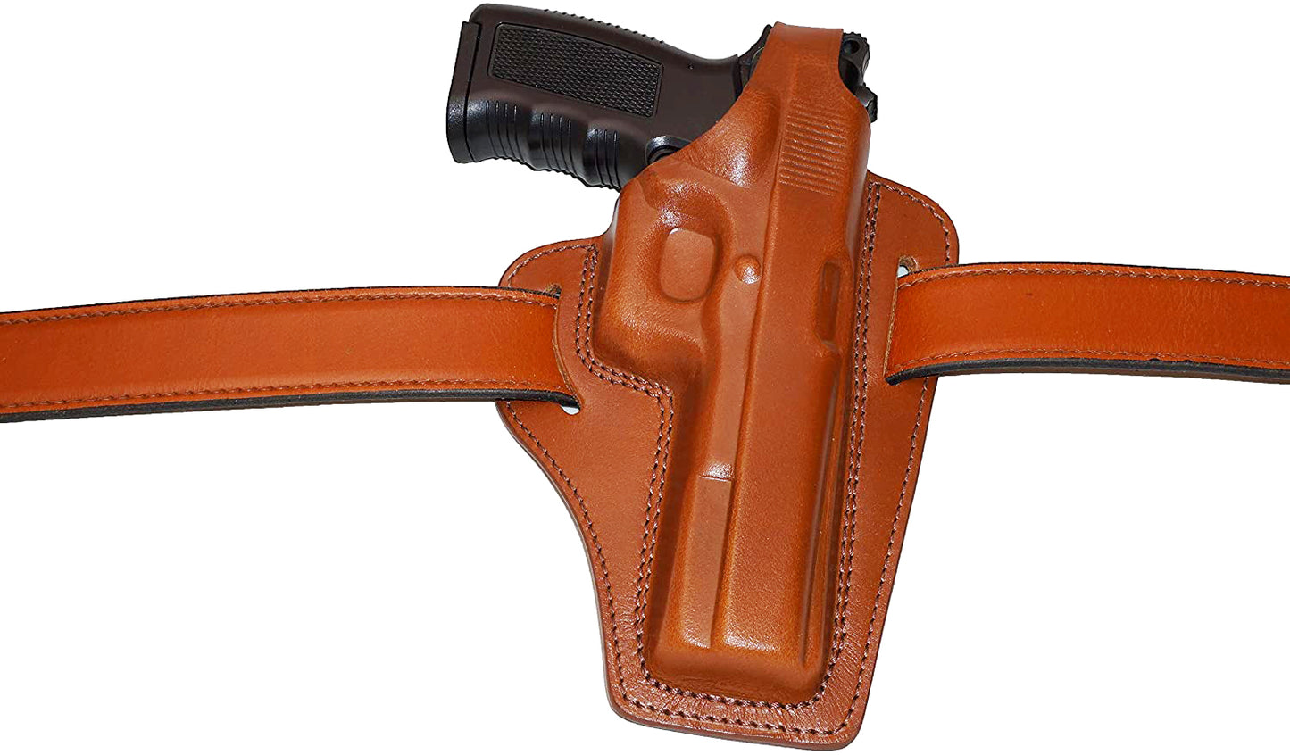 ALIS34303 Pancake Leather Holster & Double Magazine Pouch for All 1911 Models RH Handmade!