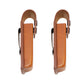 Holster ALISM2001 Two Single Leather Magazine Pouches with Belt Clip for Colt 1911 Handmade!