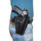 ALIS30306 2 Slot Pancake Leather Holster Thumb Break RH with Double Magazine Pouch Fits Beretta 92 92F 96 B803 Taurus 92&99 Handmade!