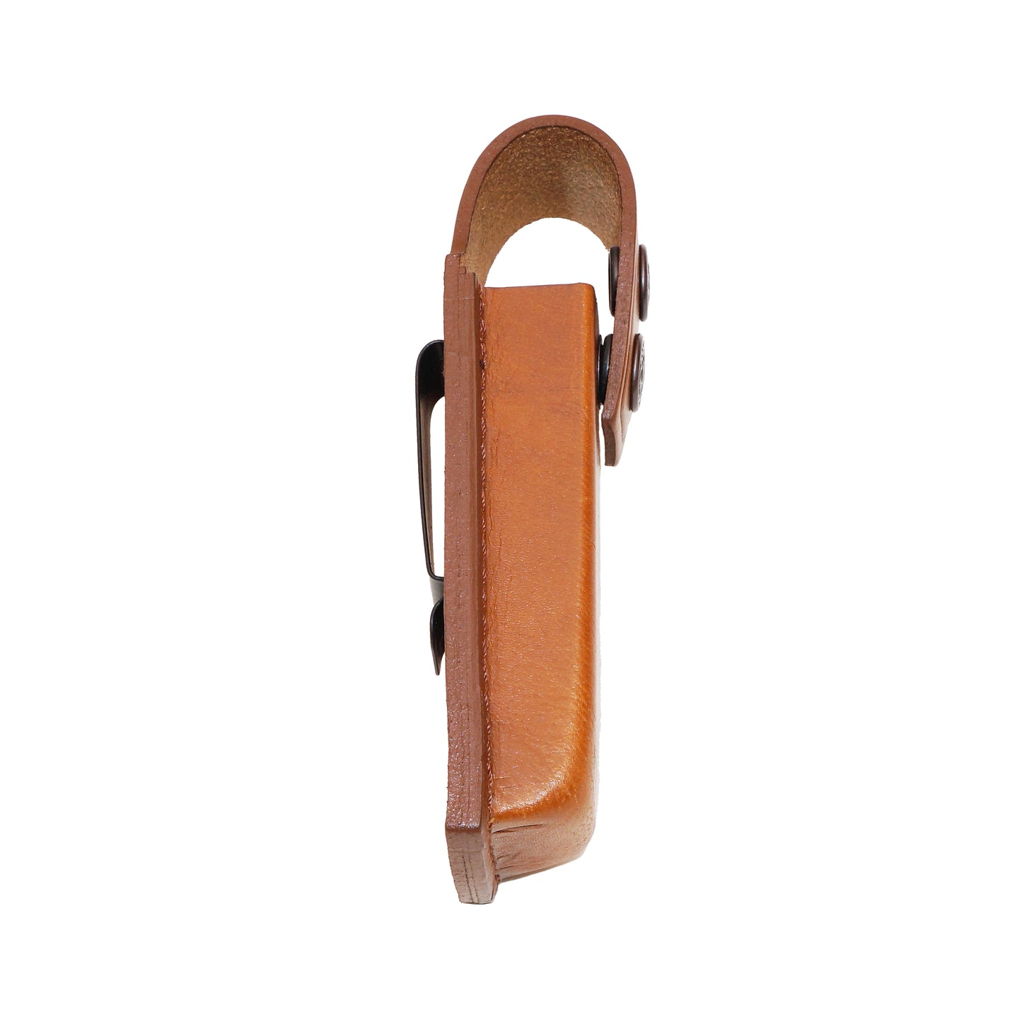 Holster KM091 Handmade Leather Single Magazine Pouch/Carrier/Case with Belt Clip for Glock 17 19 22 23