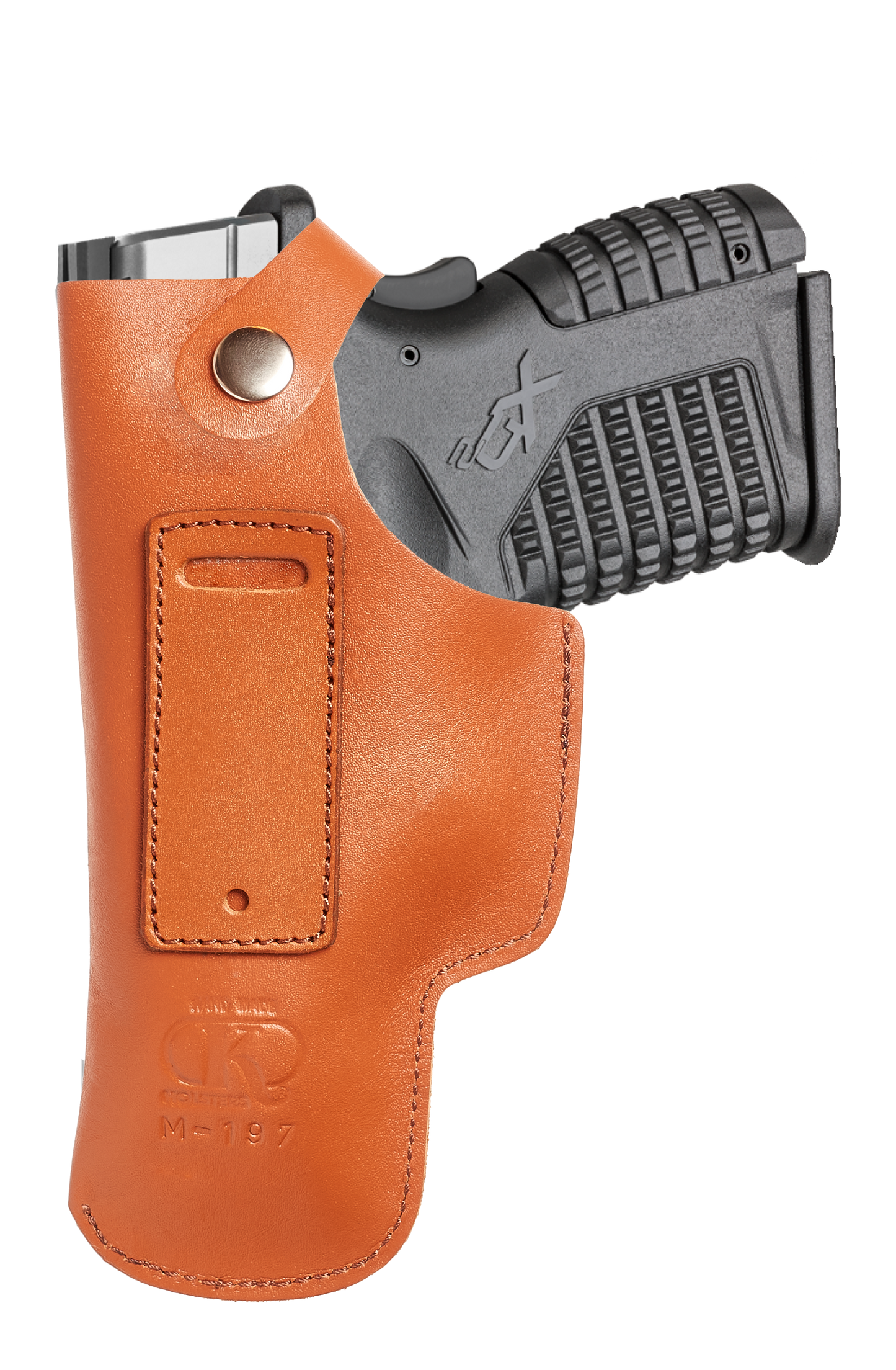 Springfield Armory XD IWB Leather Holster with Belt Clip (KM197)