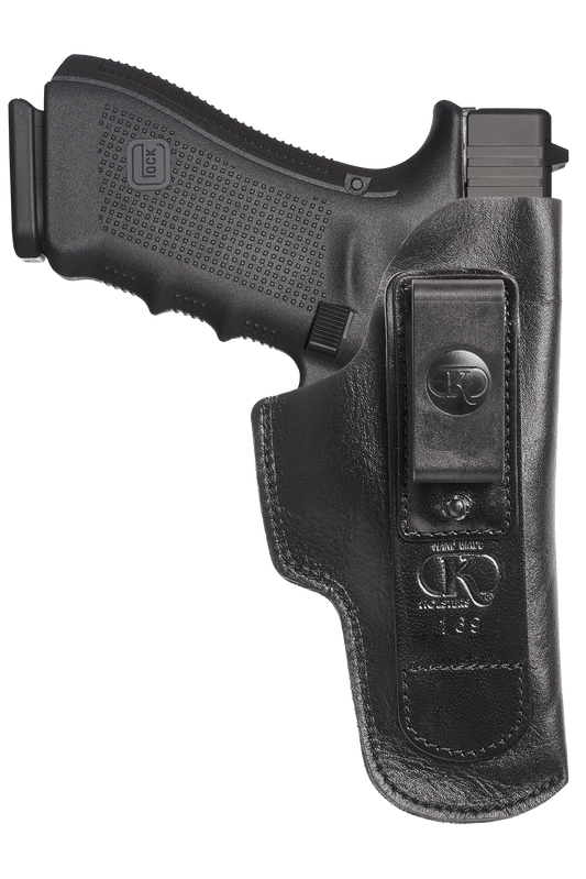Glock 17 IWB Holster for Glock 19 20 21 31 45 | S&W M&P Shield and Similar Sized Handguns, Concealed Carry Holster with Belt Clip (K169)