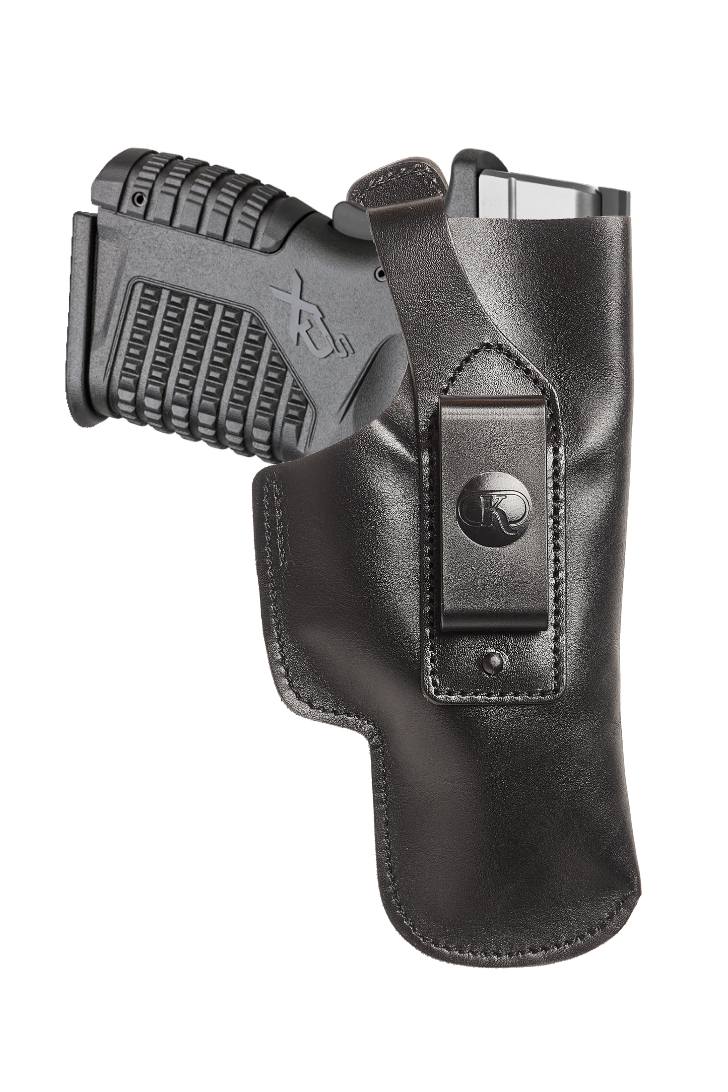 Springfield Armory XD IWB Leather Holster with Belt Clip (K197)