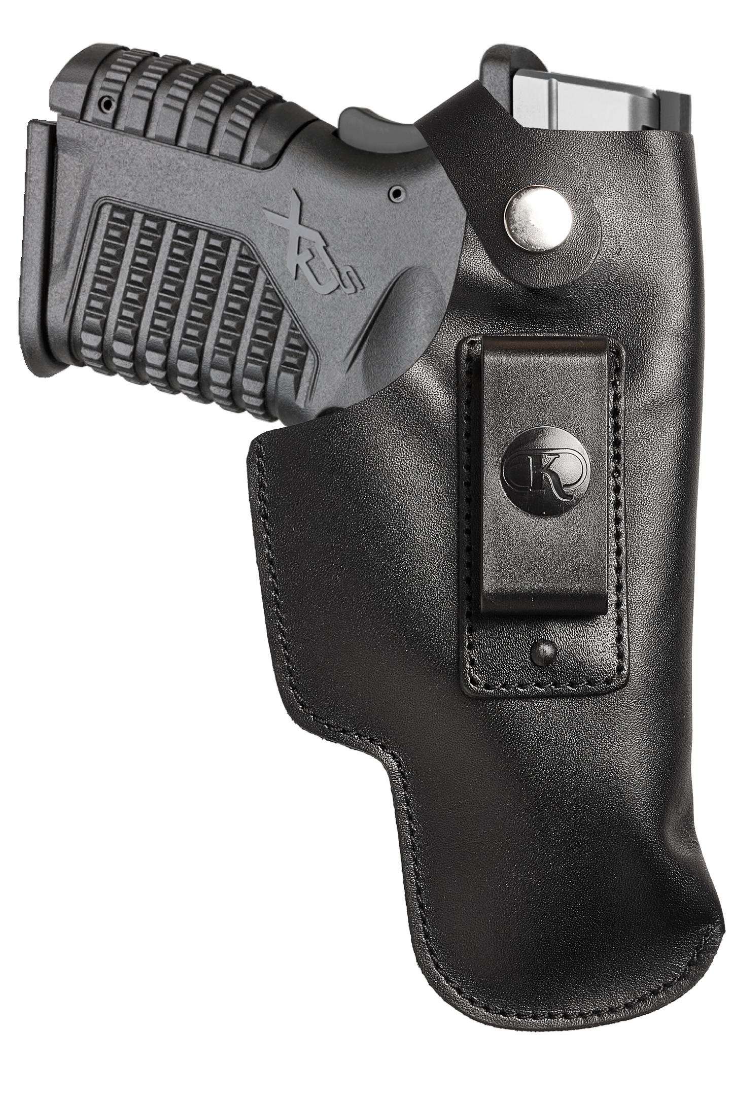 Springfield Armory XD IWB Leather Holster with Belt Clip (KM197)