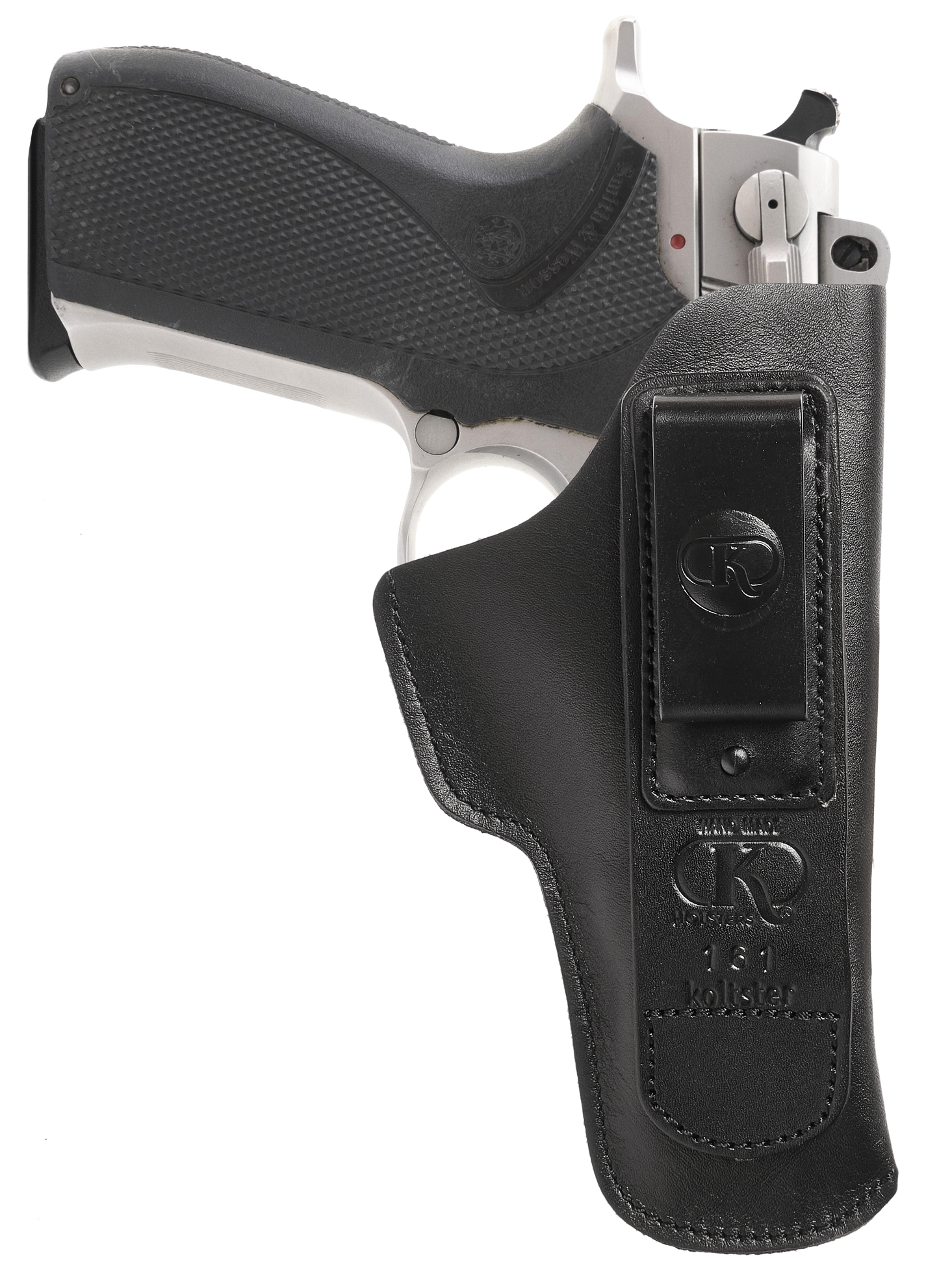 Smith&Wesson 5906 IWB Leather Holster with Belt Clip (K161)